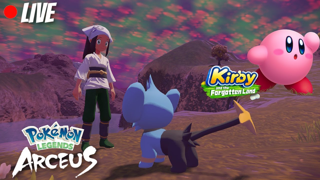 閥live Arceus Pokﾃｩdex Then Kirby Co Op 笙 Youtube