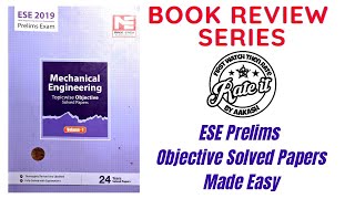 Ese Prelims Previous year solved Topicwise Questions by Made Easy Full Book Review
