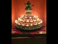 vismiintrend electric revolving led diya kalash thali