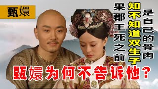 果郡王知道雙生子的真實身份嗎？甄嬛曾向他透露過，他有沒有領會到