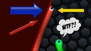 Slither.io CAMOUFLAGE UNDER BORDER HACK / BEST TROLLING MOMENTS