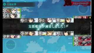 【艦これ】攻略動画　15夏イベ甲E５クリア　ゲージ破壊