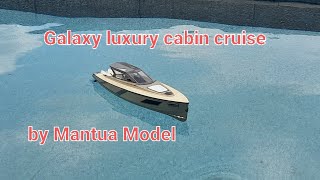 Mantua Model video13 Galaxy rc cabin cruise #modelling #boat #boats