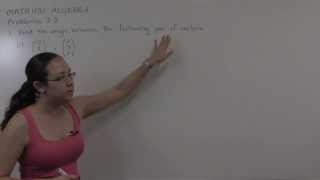 MATH1131 Linear algebra: Chapter 2 Problem 1 i