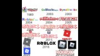 roblox logo evolution 3 1989 - 2025