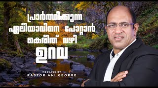 പ്രാർത്ഥിക്കുന്ന ഏലീയാവിനെ പോറ്റാൻ കെരീത് വഴി ഉറവ || Sermon by Pastor Ani George