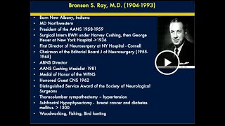 WCM Neurosurgery: Bronson Ray Lecture 2022