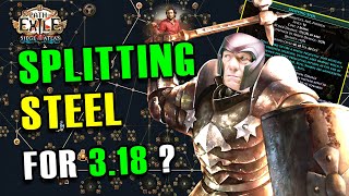 POE 3.18 - Splitting Steel Champion Build for Beginners | NOT A GUIDE - Preview Only!