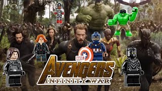 Lego Marvel Studios' Avengers: Infinity War Official Trailer Side By Side