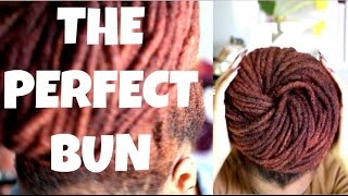 QUICK & EASY BUN TUTORIAL | hairnet & no pins