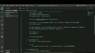 Create your Own Camera App using Tkinter Gui in python