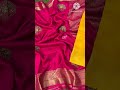 banaras moonga crepe silk sarees with french knot 😍for more details ping me