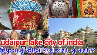 ઉદેપુર જાવ છો ? શું ખરીદો કરશો,શું જોશો અને શું ખાશો | Udaipur vlog |Market in udaipur| udaipur city