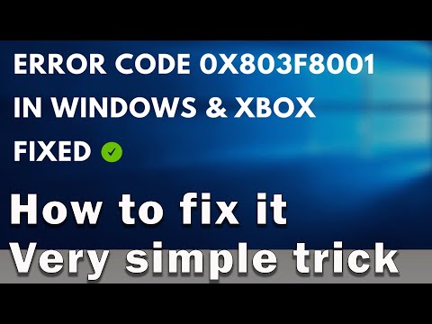 How fix Error Code: 0x803F8001 for Windows and Xbox Beta PC games & apps