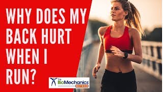 Back Pain When Running? - Fix it Fast