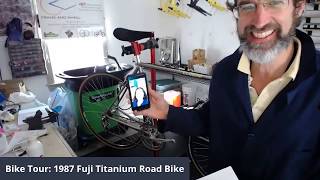 Frame and Wheel Bike Tour: 1987 Fuji Titanium Road Bike