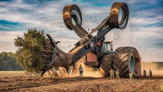 Revolutionary Tree-Pulling Machine for Efficient Harvest and Farm Clearing 🌳🚜