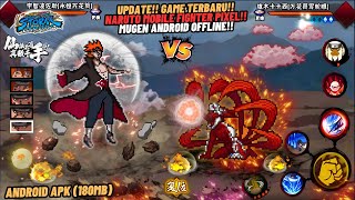 NEW UPDATE‼️ NARUTO MOBILE FIGHTER Pixel Mugen Android OFFLINE - BEST All Jutsu Animation 2025💯🔥