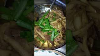 ឆាខ្ញីជាមួយថ្លើមជ្រូក yummy food cambodia