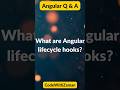 Angular Lifecycle Hooks Explained: A Beginner’s Guide 🚀