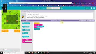 Code.org Course 2, Stage 10 'Bee:Debugging'