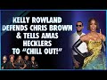 Kelly Rowland Defends Chris Brown at AMAs Amid the Cancelation of His MJ Tribute Performance