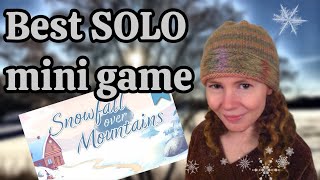 Snowfall Over Mountains SOLO Game Review and Overview