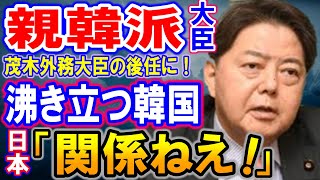 【海外の反応】韓国「日本の外相が変わる！！」日韓関係の改善への期待高まる！？日本→「関係改善などするか！」【何が起きてる?ニッポン!!】