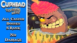 Cuphead - All Casino Bosses (Expert Mode, S Rank, No Damage)