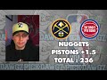 denver nuggets vs detroit pistons 2 28 25 nba picks u0026 predictions nba betting tips