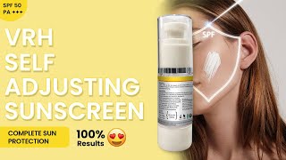 Introducing VRH Self Adjusting Sunscreen SPF 50 | Tinted Sunscreen | Skin Tone Adjust #vrh #skincare