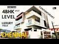 4BHK Contemporary Villa | Home Tour | Modern Duplex Home | Located in Chennai | 40x50 Plot |