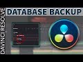 How to Backup the Davinci Resolve Database