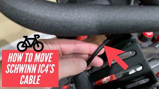 How to Move Schwinn IC4's Cable