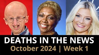 10 Celebrities Who Died In October 2024 Part 1 Inmemoriam Obituary