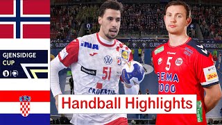 Norway Vs Croatia handball Highlights Gjensidige Cup 2024