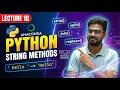 Python String Methods | strip, upper, lower, replace, split, join & Input Explained