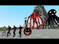 ALL NEW SCP-087s VS TREVOR HENDERSON CREATURES!! Garry's Mod [SCP Foundation Siren Head Cartoon Cat]