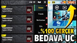 😱 %100 GERÇEK BEDAVA UC | 100 UC . 300 UC . 600 UC | EN İYİ UC ETKİNLİĞİ | PUBG MOBILE