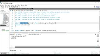 SQL Numeric Function AVG() | How to calculate average in SQL | SQL AVG () Function With Group By