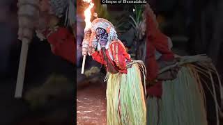 തെയ്യം തീ തിന്നപ്പോൾ|human god eating fire|😱#shorts #തെയ്യം #fire