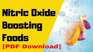 Nitric Oxide Foods [and PDF download]
