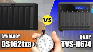 Synology DS1621xs+ vs QNAP TVS-h674 NAS Comparison - As Fast As Possible