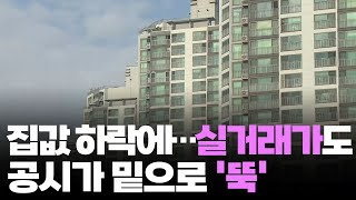 집값 추락에 곳곳서 '공시가＞실거래가'…역전 현상 심화될 듯