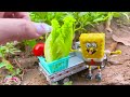 how to make burger king chicken burger in miniature kitchen with mini yummy asmr cooking idea