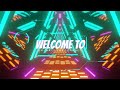 Light Tunnel - K-Ways Car Lounge - Dj Visuals - 4K