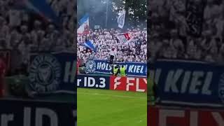 Kiel heute beim 2:0 Auswärtssieg im DFB-Pokal in Gütersloh 🔥⚽️🏟️👟————#kiel #holstein #auswärts
