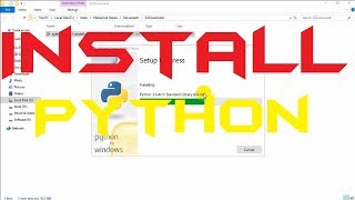 How To Install Python Windows,Windows 10, Python 3.6.4,Easy_Install