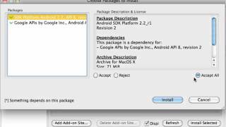 3 Installing Android SDK and Set up Emulator