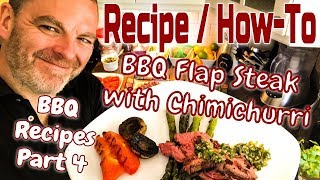 Gluten Free BBQ Flap Steak with Chimichurri Recipe